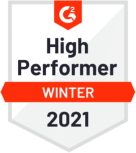 High Performer Winter 2021 Award